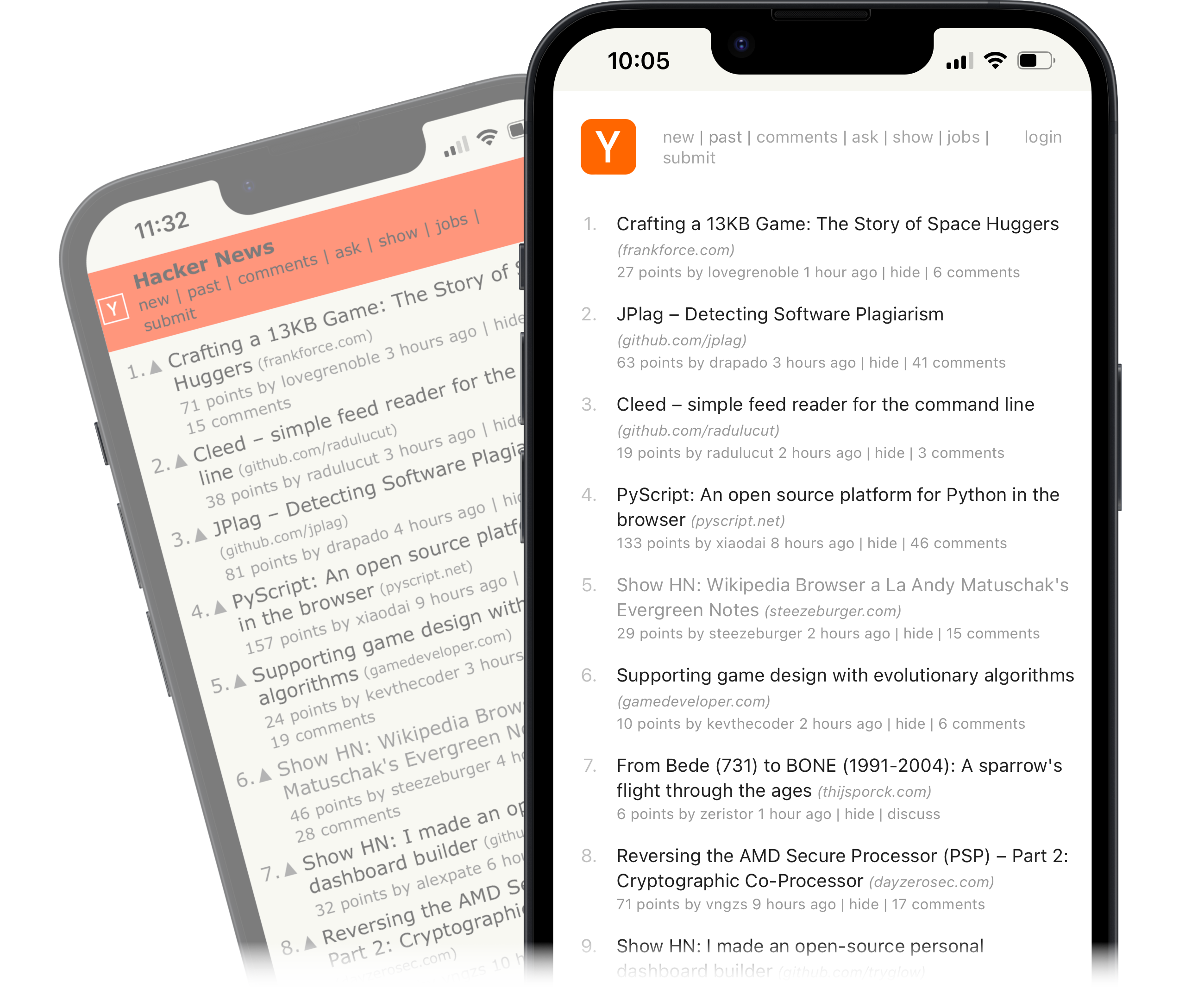 Redesign for Hacker News